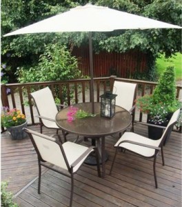 Carmelita 4 Seat 1.2m Patio Set