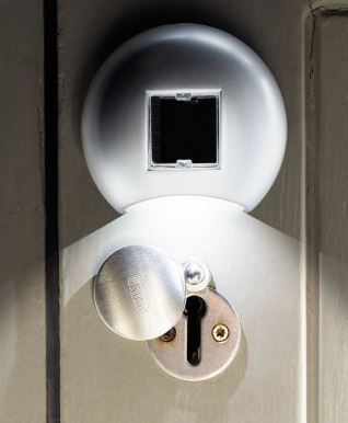 solar door lock