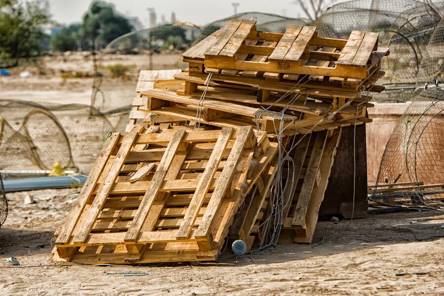 Pile of pallets