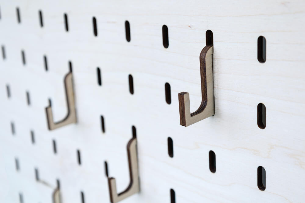 peg boards for shed storage ideas 