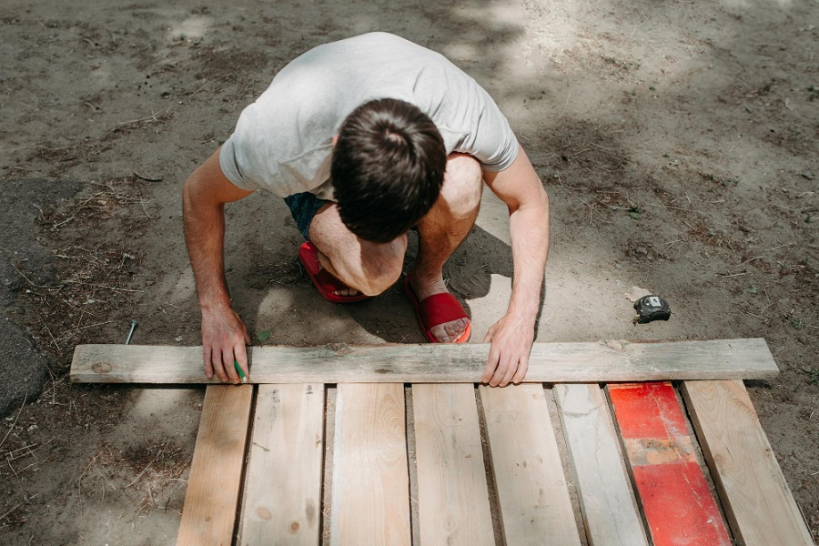 how to dismantle shed floor panels 