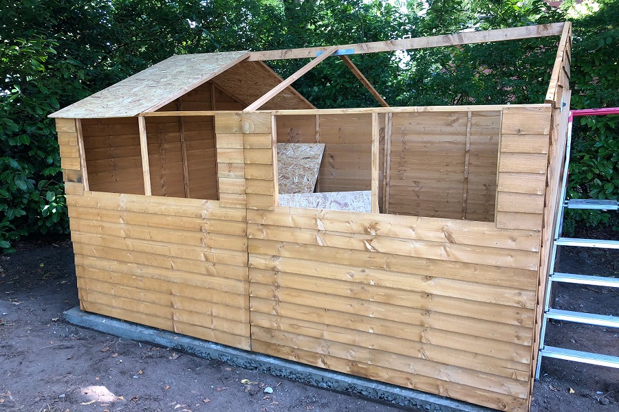 how to dismantle shed windows and doors 