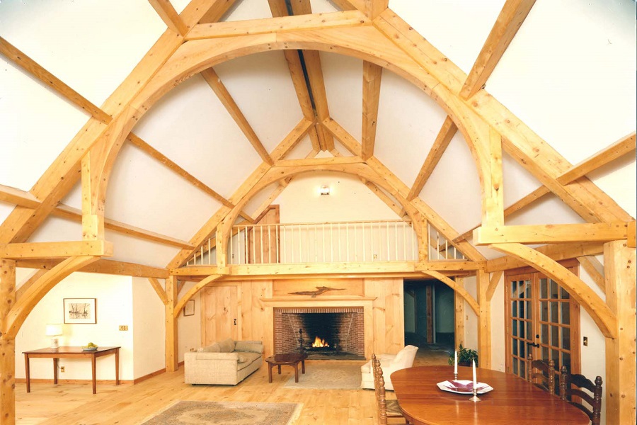 oak frame summer house interior ideas 