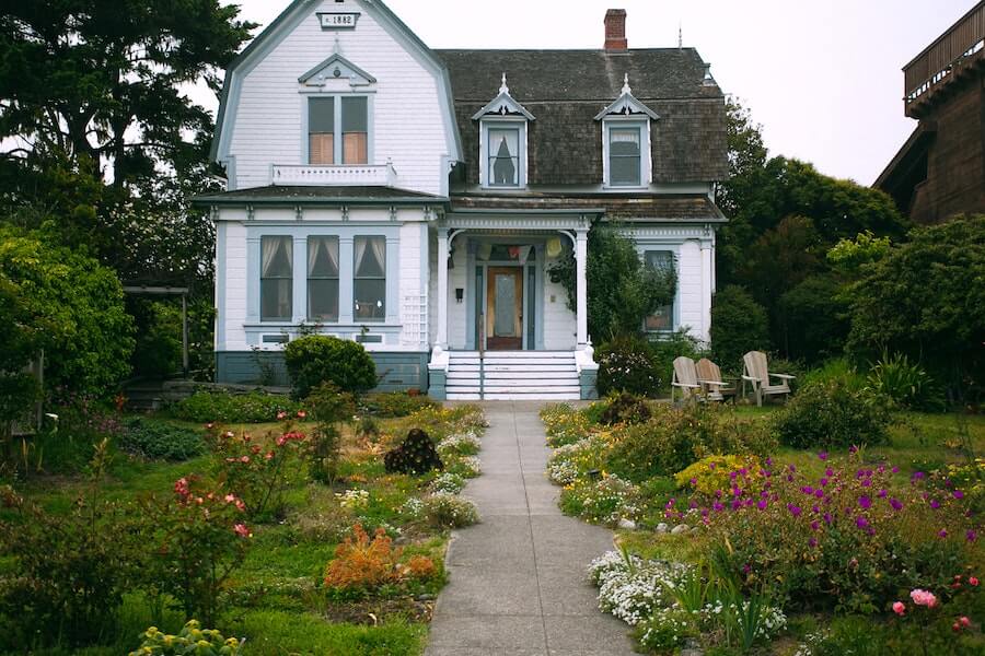 front garden with path